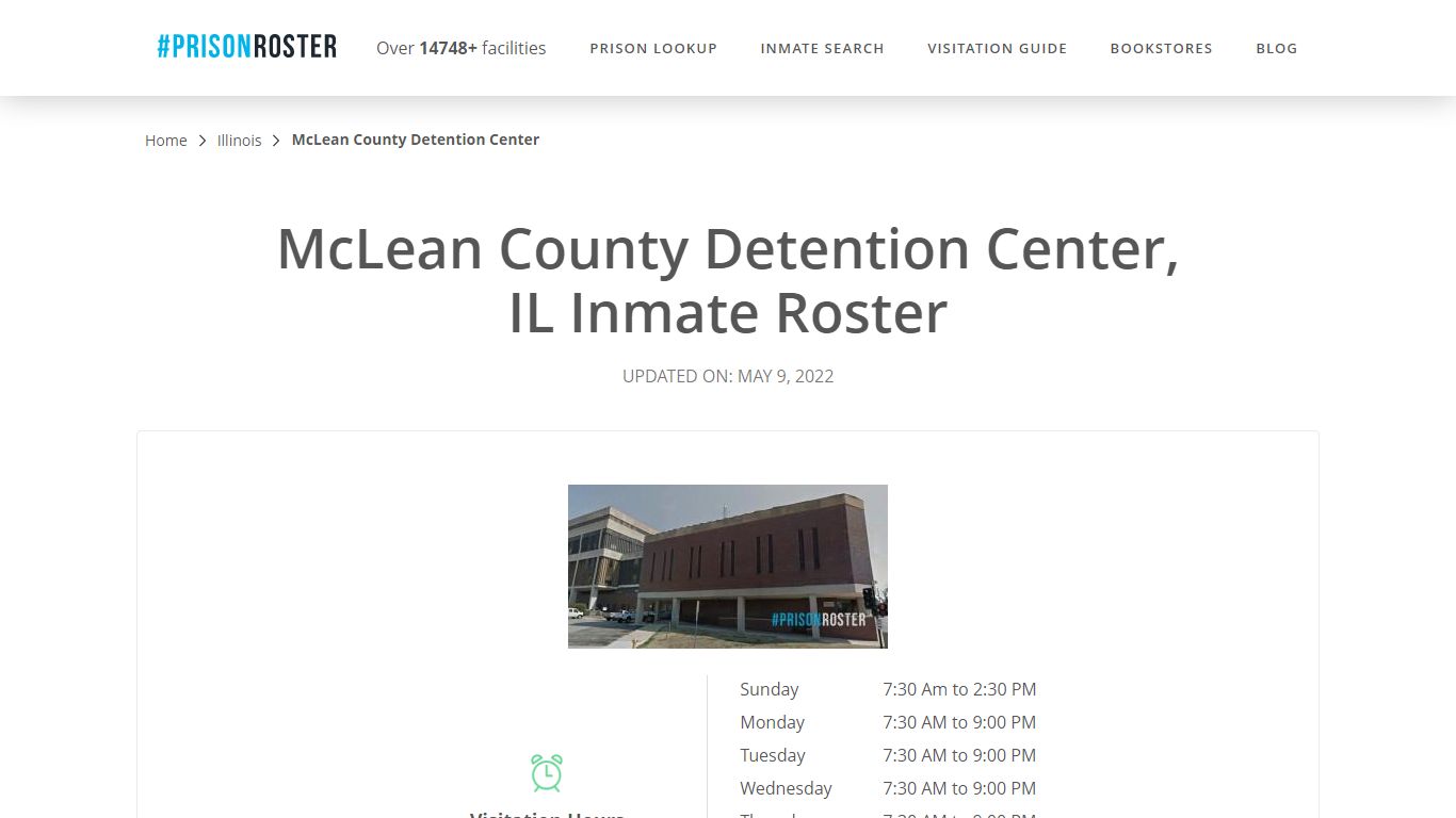 McLean County Detention Center, IL Inmate Roster